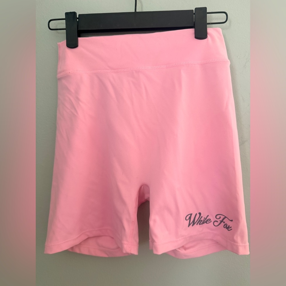 White Fox biker shorts 4” inseam. Size XS